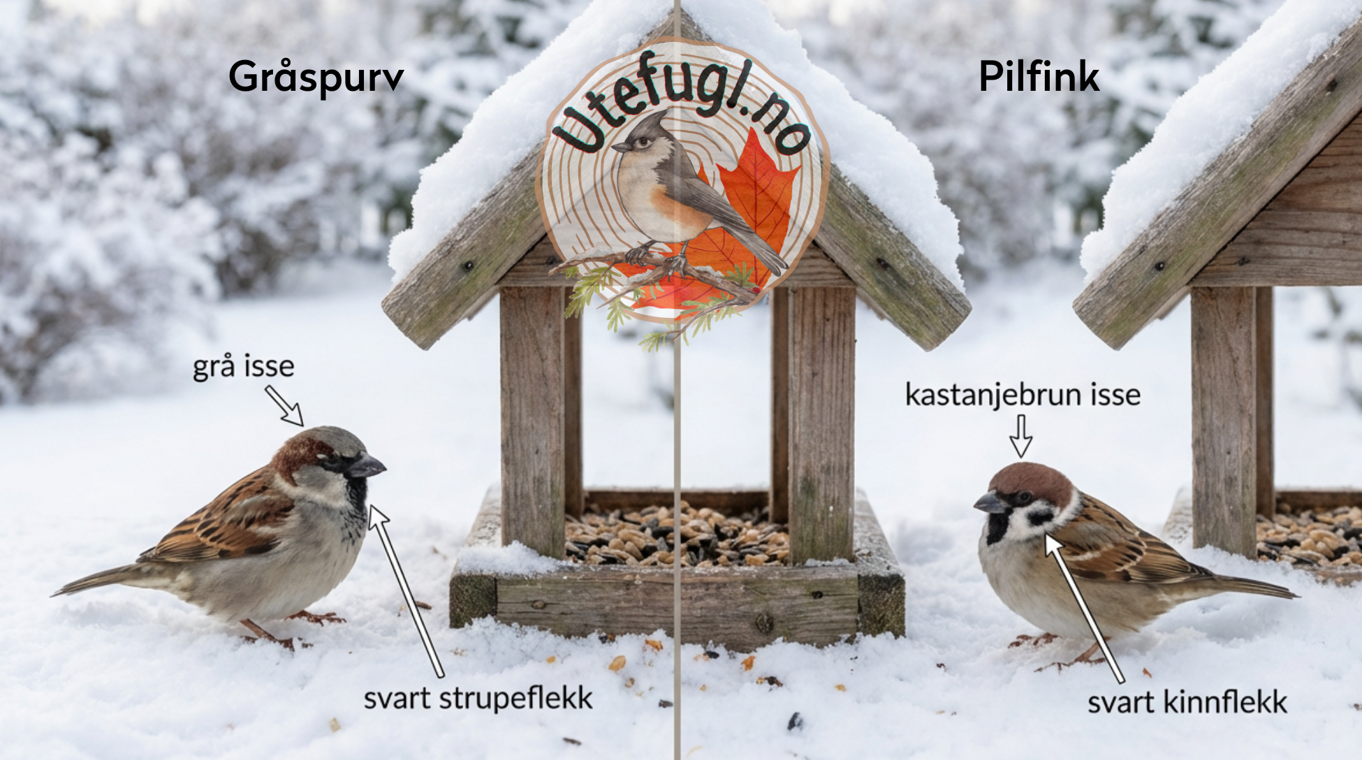 Gråspurv VS Pilfink