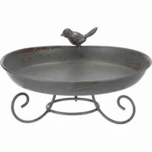 Utefugl fuglebad-vannskål-fôrskål 800ml, ø22cm grå