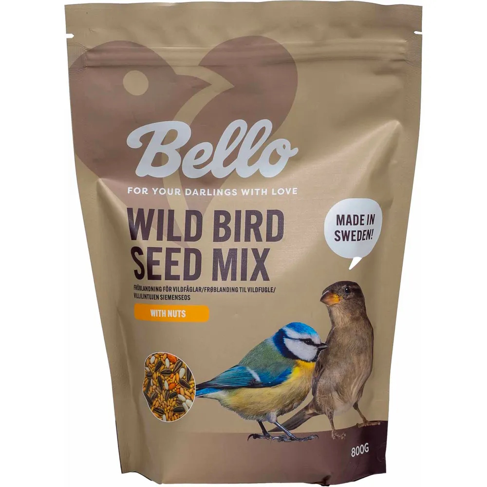 Bello Outdoor Bird Seed Mix with Nuts