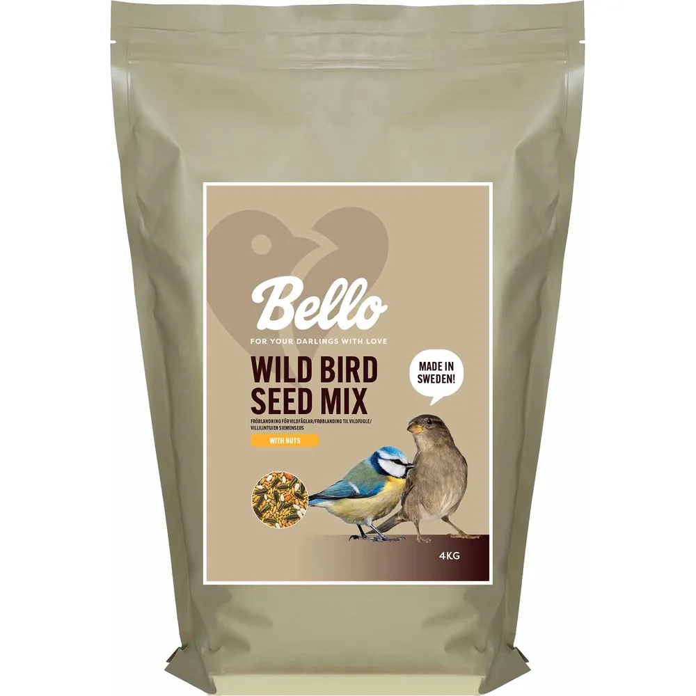 Bello Outdoor Bird Seed Mix with Nuts