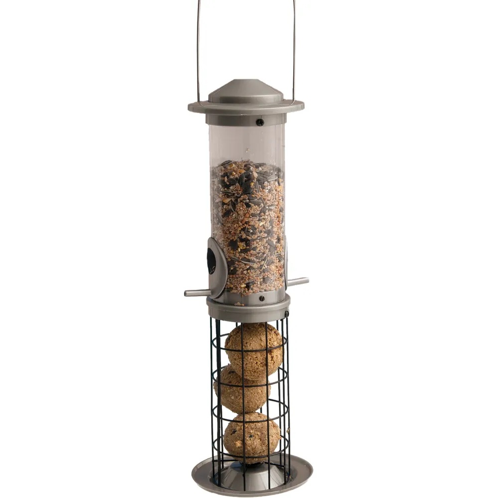 Duo Bird Feeder Sunflower Mix and Tit Balls
